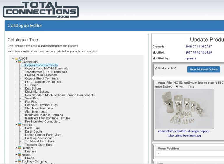 tc2009 catalogue manager